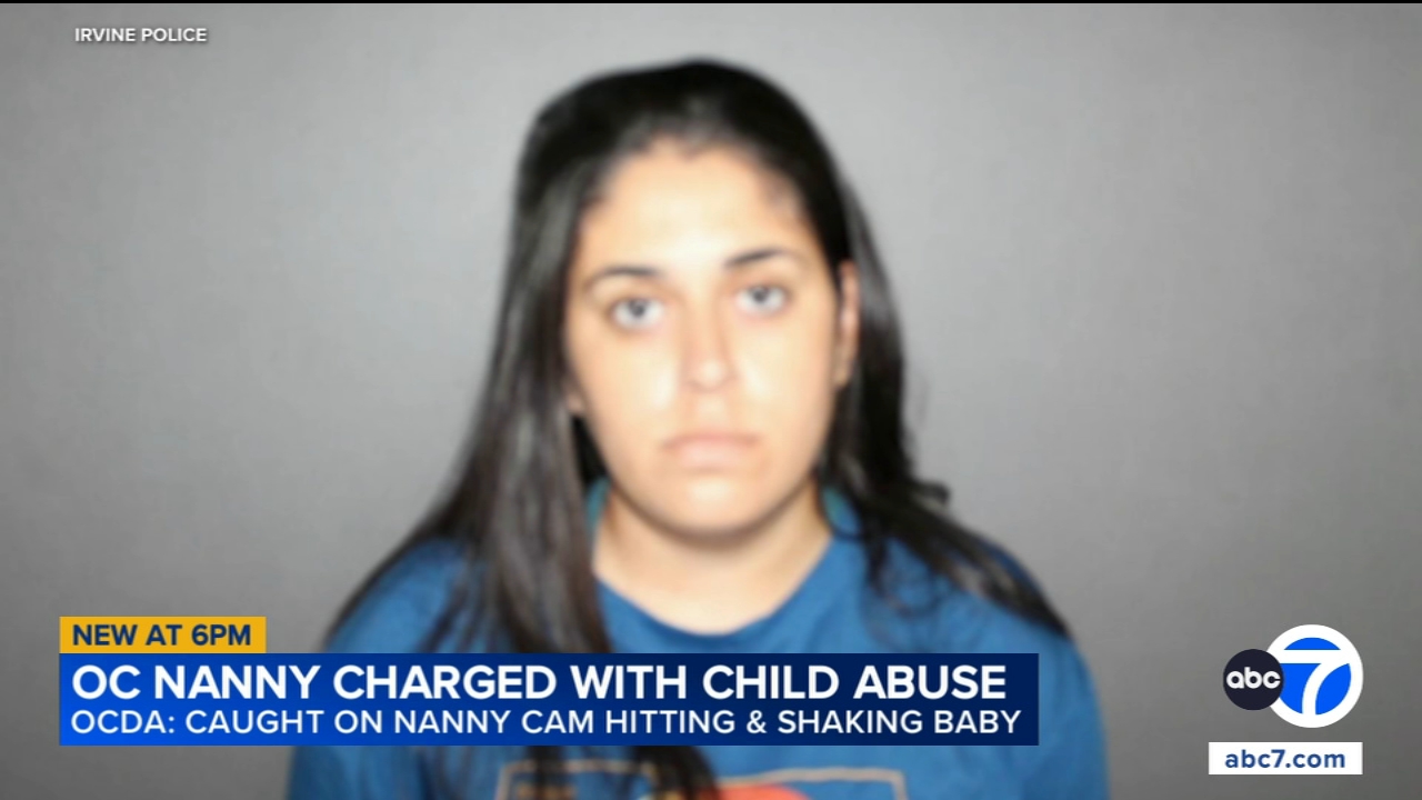 Nanny Iara Dossantos Bomfim charged with child abuse after caught on camera punching, shaking baby, Orange County prosecutors say
       — WABC-TV Eyewitness News (ABC7 NY)